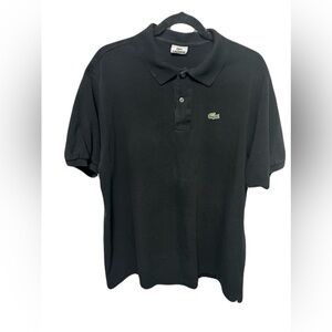 Lacoste polo golf casual shirt black size 8 xxl